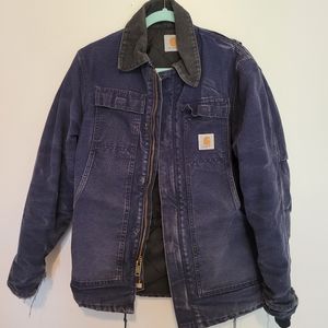 Navy blue Carhartt jacket size medium